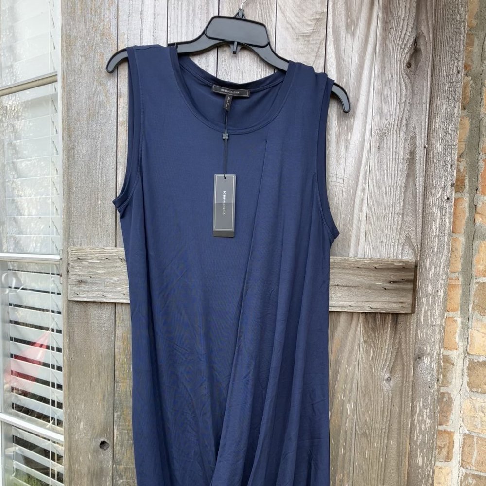 "Bcbg MAXAZRIA Evie Bubble Hem Dress" color -DINK  SZ L  NWT